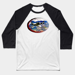 Supermarine Spitfire Fighter Aircraft Baseball T-Shirt